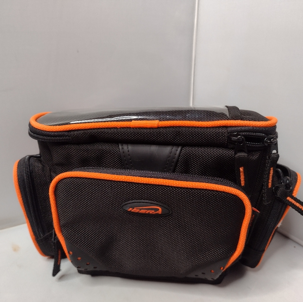 Ibera Bicycle Handlebar Camera Bag  Clip-on Quick Release No Strap Black A34